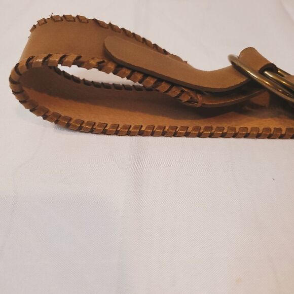ANOTHER LINE Brown Leather Belt Size Small main image 7